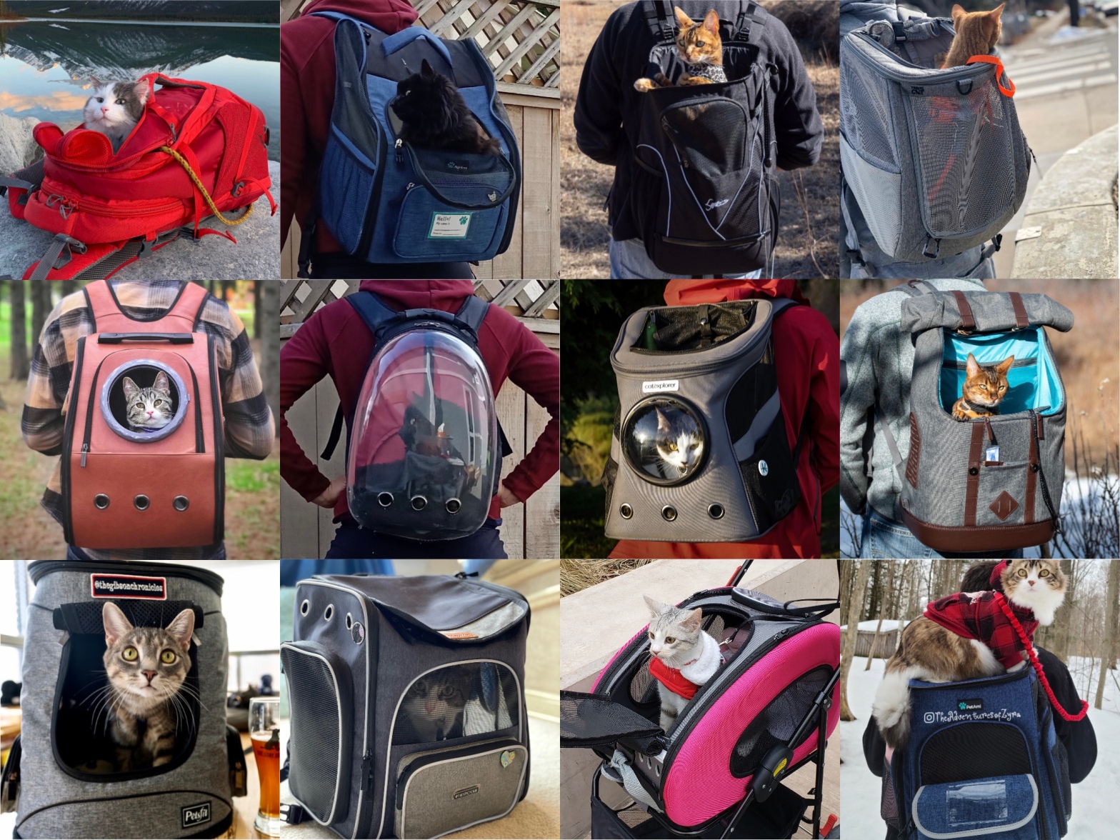 Cat Carrier Front Pack Warm Bag 4 Color Carrying Pouch Backpack